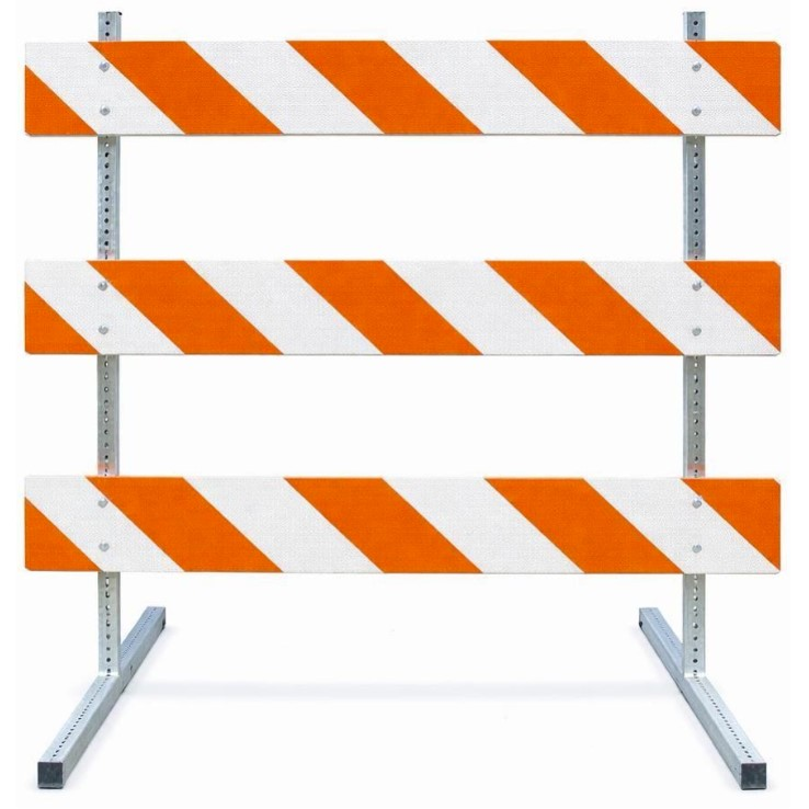 Type III Barricade - 8' Panels (Orange)